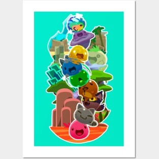 slime tower Posters and Art